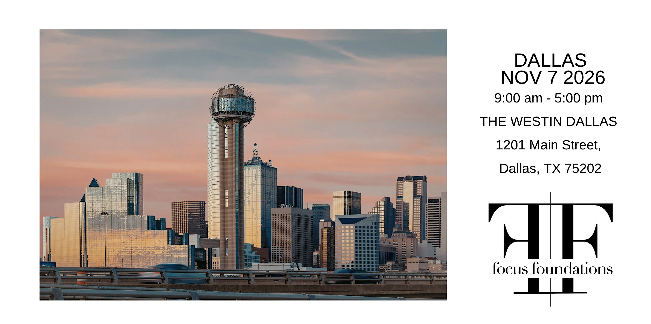 FOUNDATIONS WORKSHOP -DALLAS 2026