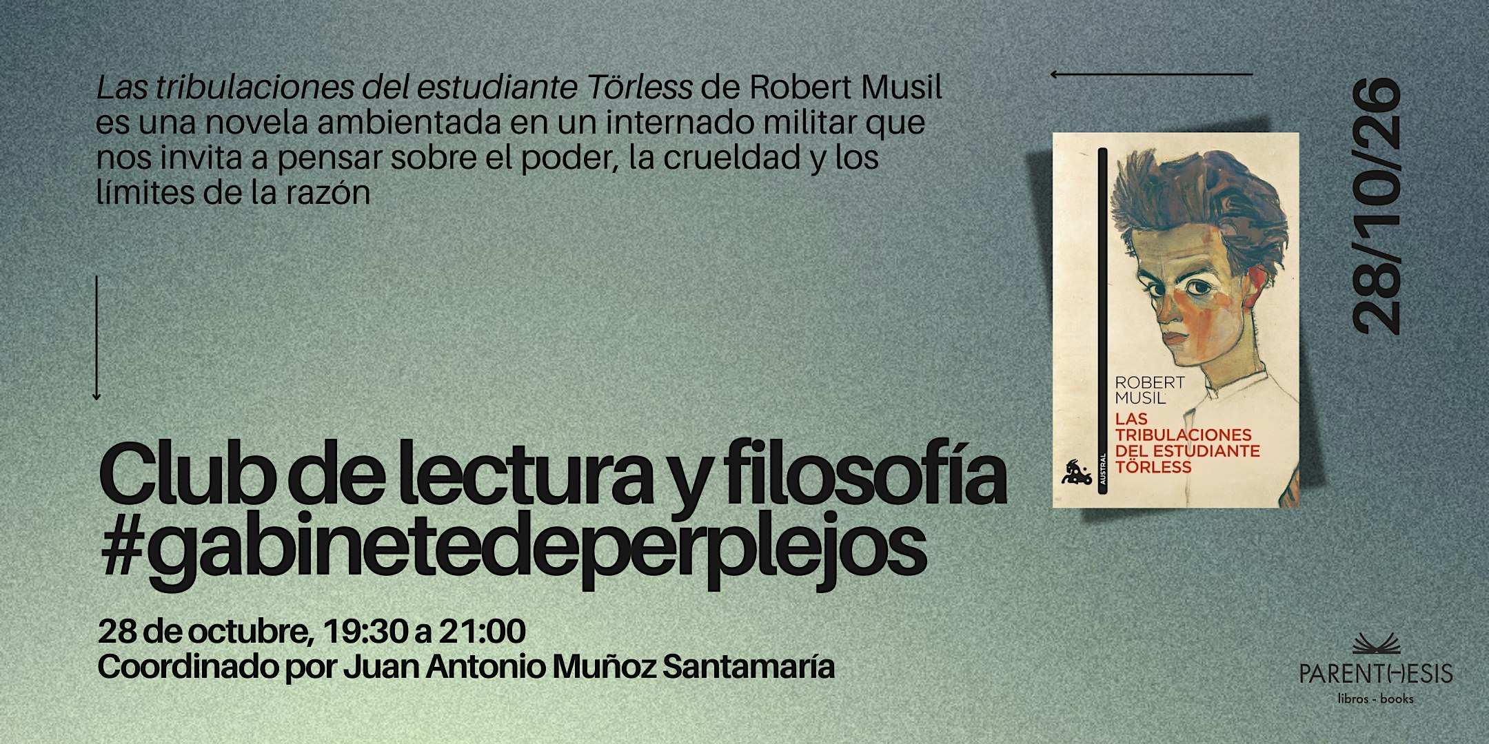 #gabinetedeperplejos: Las tribulaciones del estudiante Törless de R. Musil
