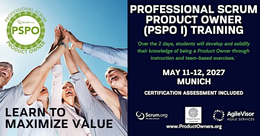 Certified Training | Professional Scrum Product Owner (PSPO)