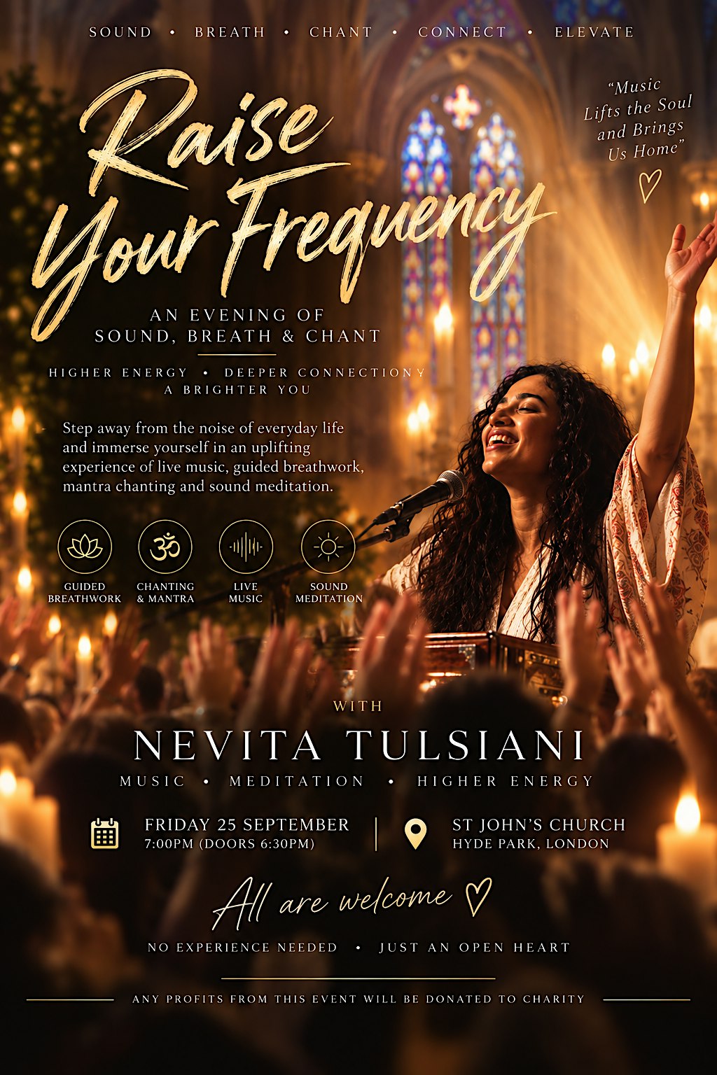 RAISE YOUR FREQUENCY | Breathwork, Kirtan and Bhajan