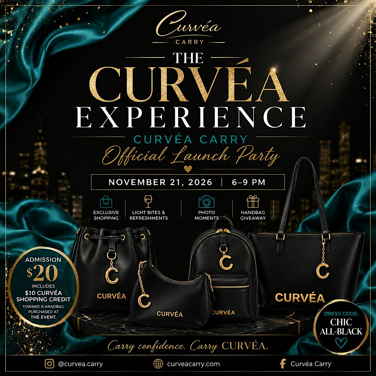 THE CURVÉA EXPERIENCE: Curvéa Carry Official Launch Party