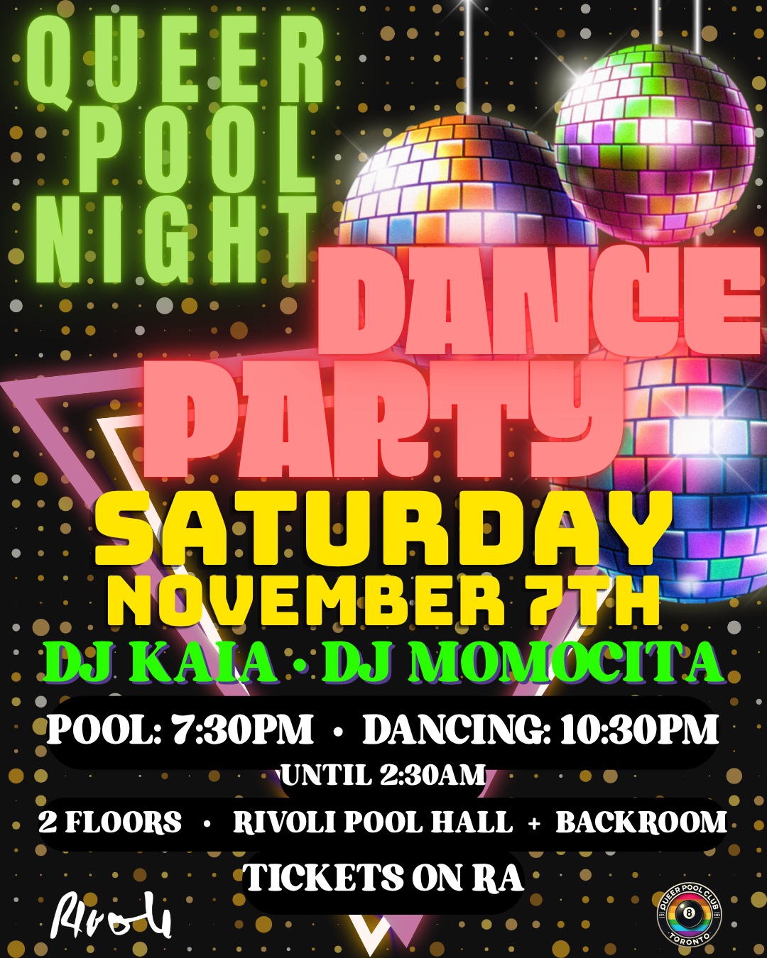 Queer Pool Night - Saturday Night