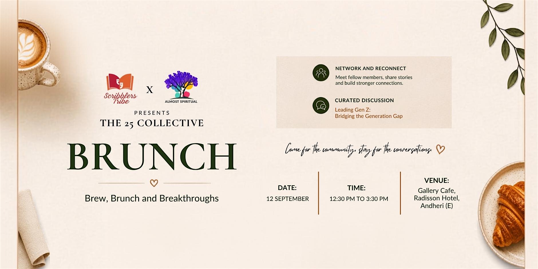 Sunday Brunch with The 25 Collective