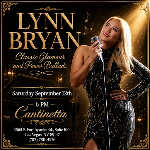 Lynn Bryan: Classic Glamour and Power Ballads.
