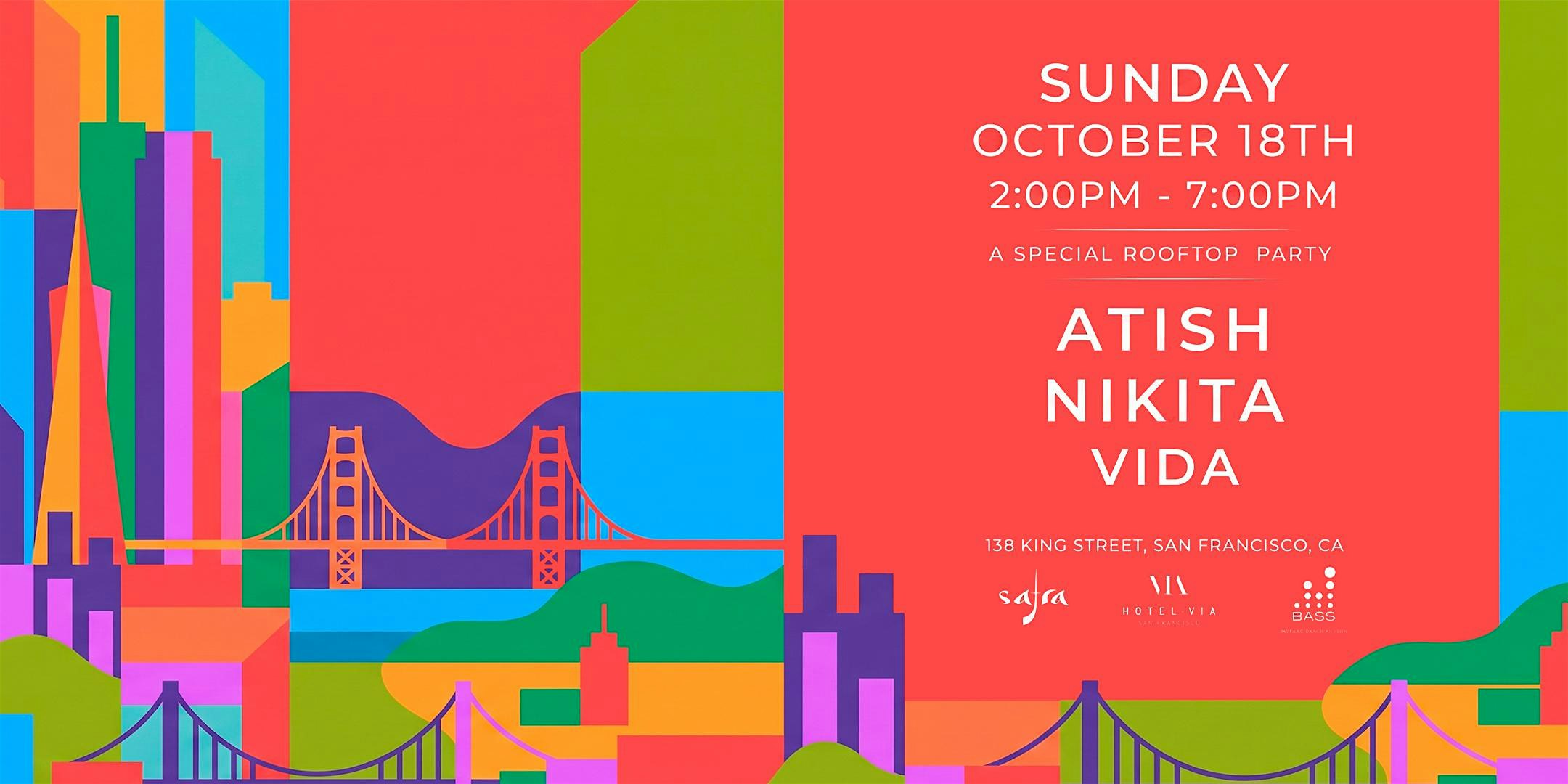 A rooftop party w/ Atish & Nikita at the Hotel Via.