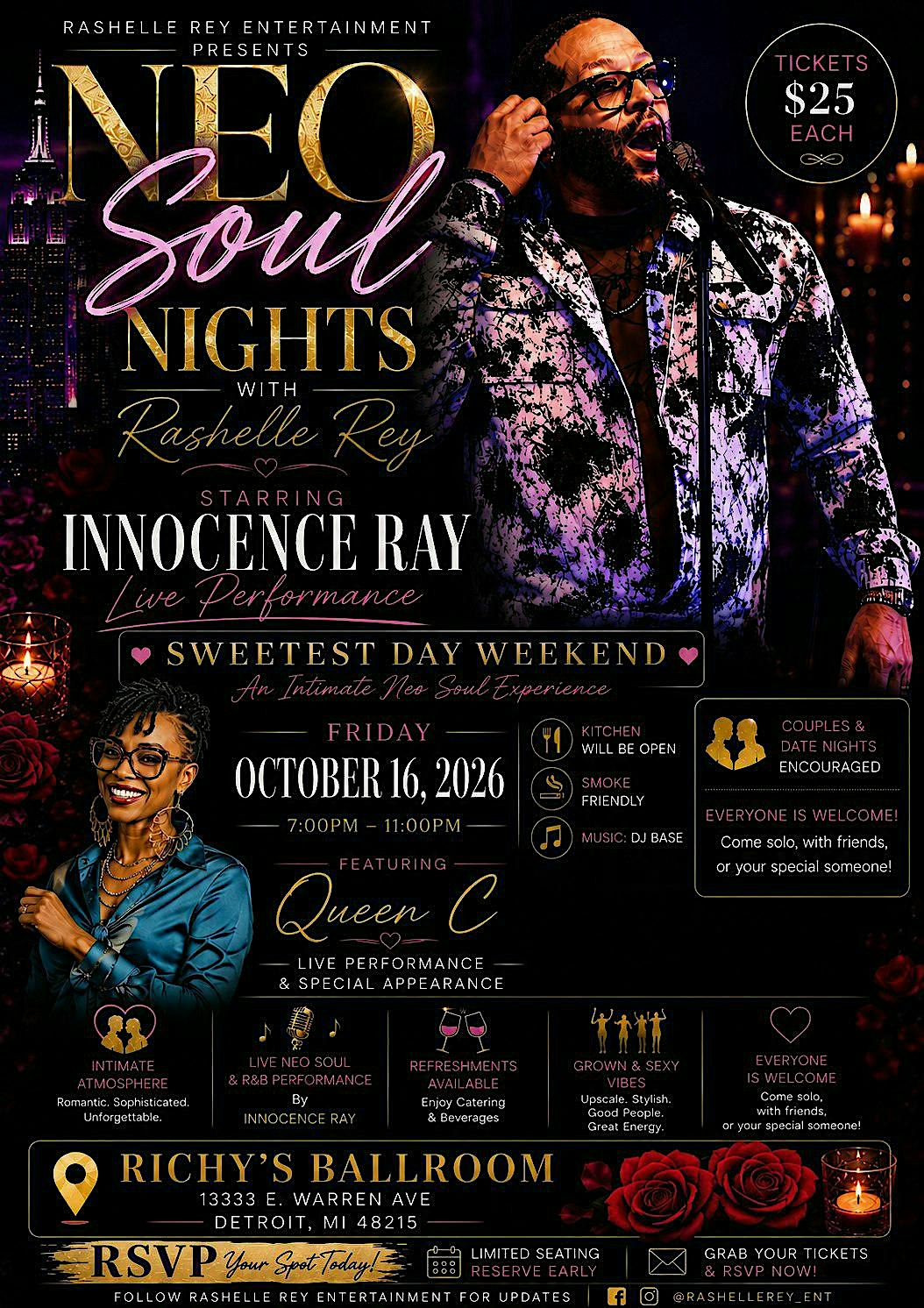 Neo soul nights with Rashelle Rey