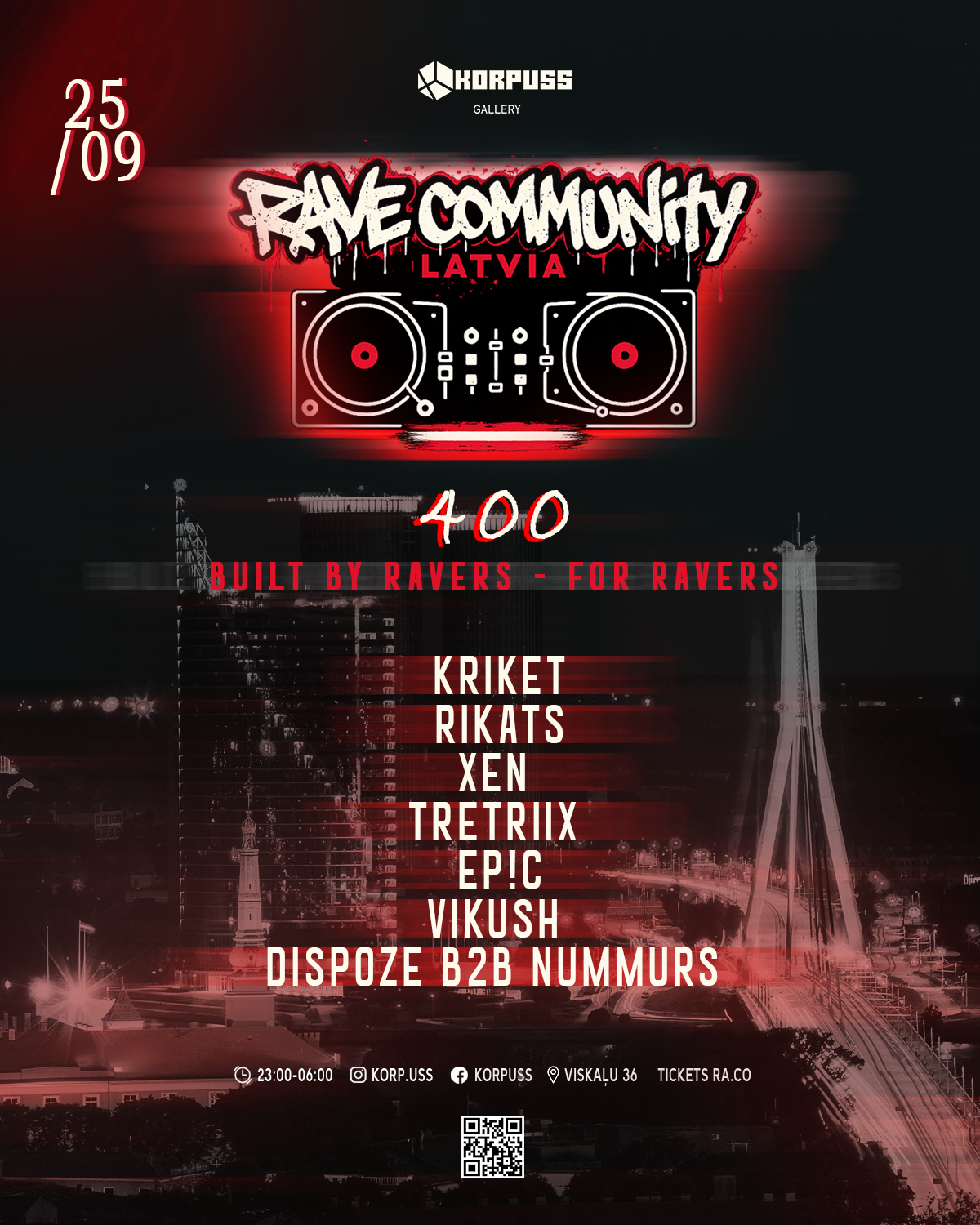 Korpuss × RAVE COMMUNITY LATVIA