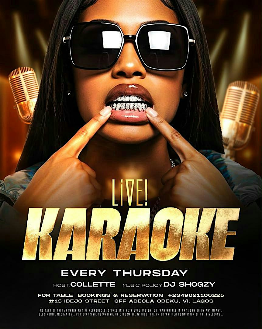 KARAOKE THURSDAY AT LIVE! LOUNGE