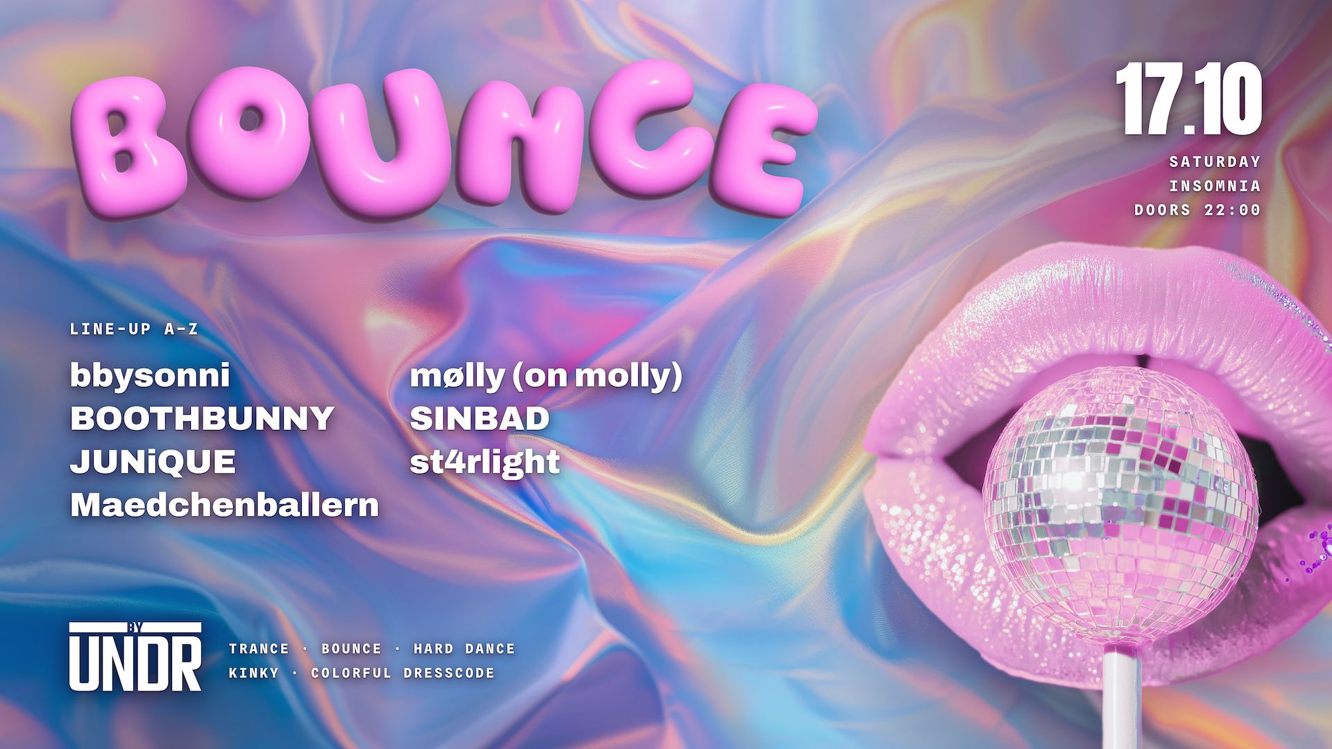 BOUNCE by UNDR: Bounce / Hard Dance - Kinky & Playful