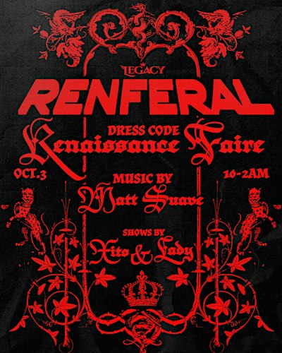 RENFERAL WITH MATT SUAVE! FERAL GOES TO THE RENAISSANCE FAIR
