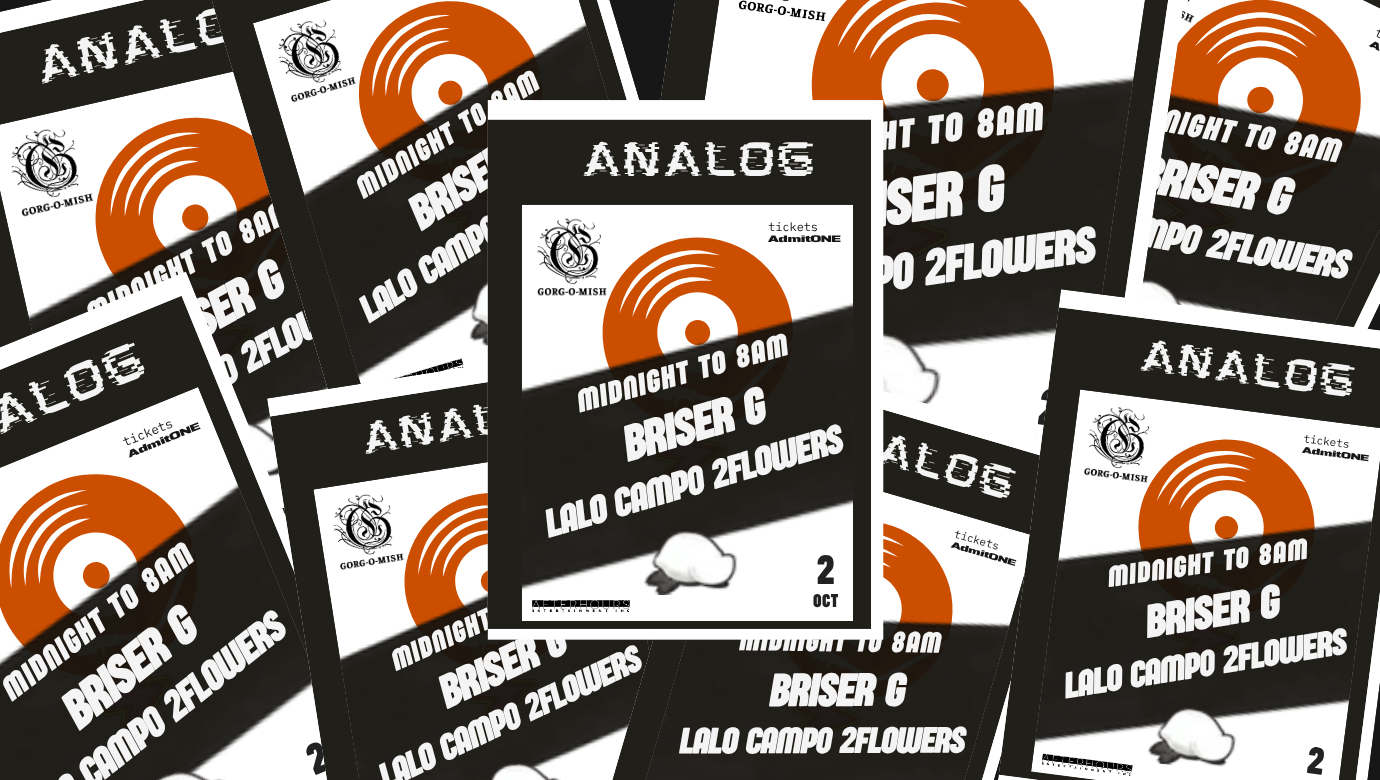 ANALOG // Briser G, 2flowers & Lalo Campo // Vinyl Set