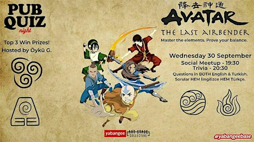 Avatar the Last Airbender Quiz: Questions in both English & Turkish