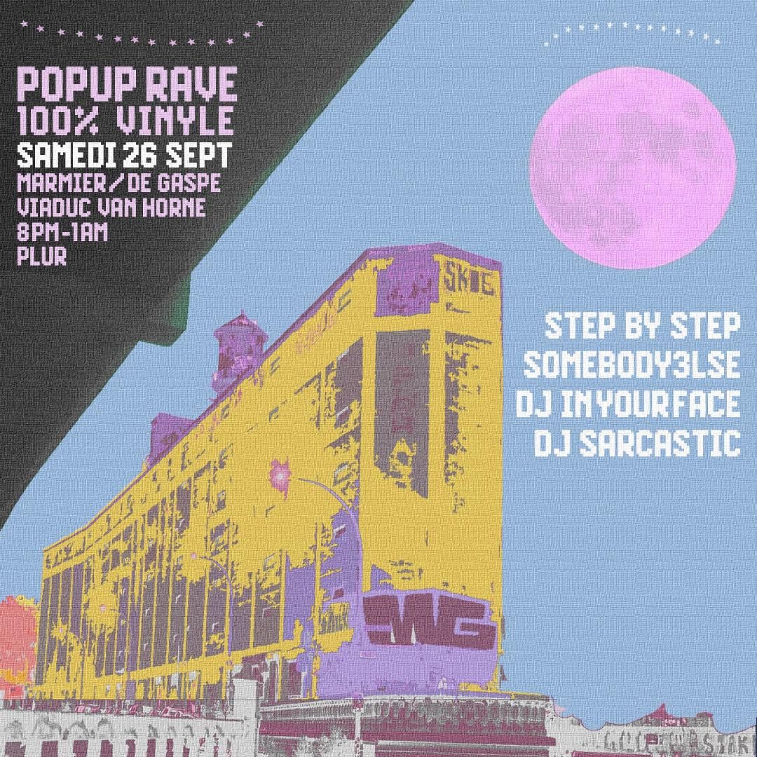 Popup Outdoor Rave - 100% vinyle