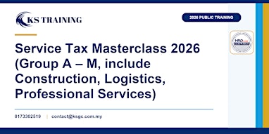 Service Tax Masterclass 2026: Groups A–M & Key Industries