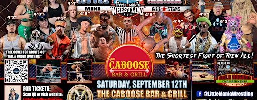 Houston TX - Midget Mayhem / Little Mania Mini Wrestling! (Ages 18+)