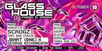 GLASS HOUSE OCTOBER 3RD