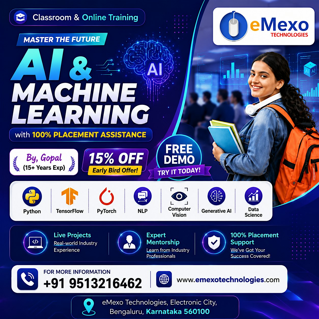 Free AI Training Demo in Electronic City with Placement