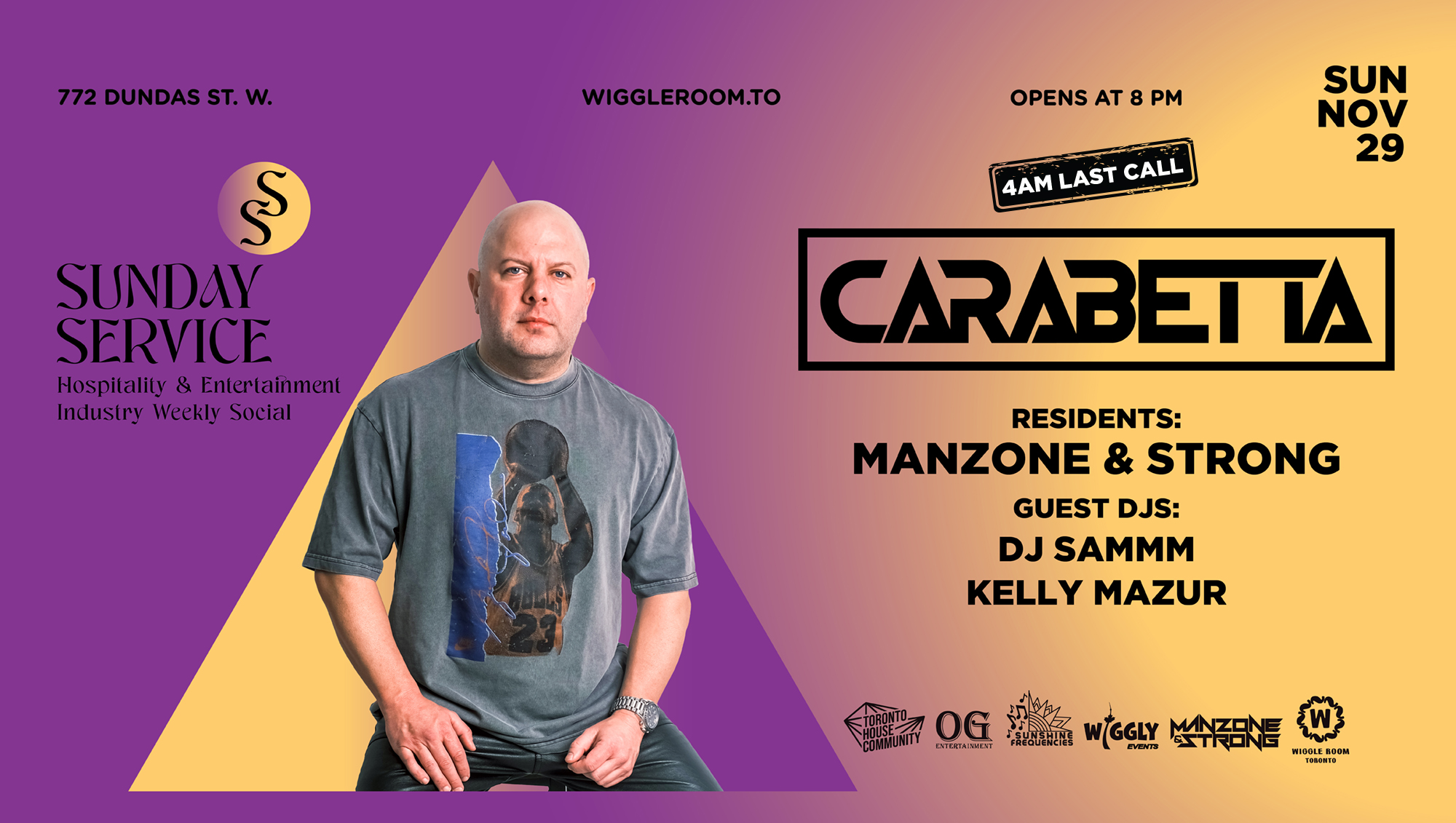 Sunday SerVice: Carabetta - Manzone & Strong - 4AM LAST CALL