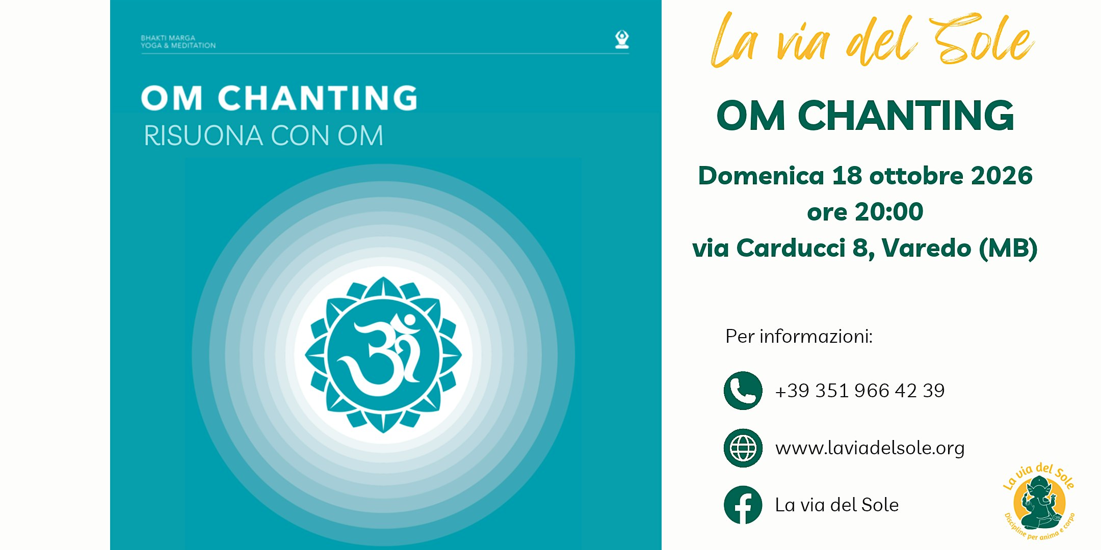 Om Chanting 18 ottobre 2026