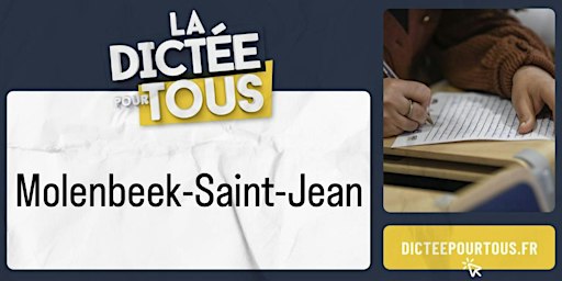 La Dictée pour Tous à MOLENBEEK-SAINT-JEAN