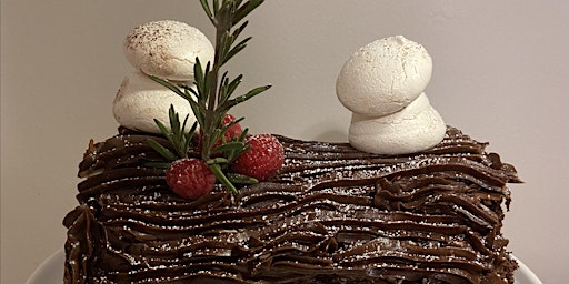 Annies Signature Sweets Yule log- Buche de noel  baking Class in Berea.