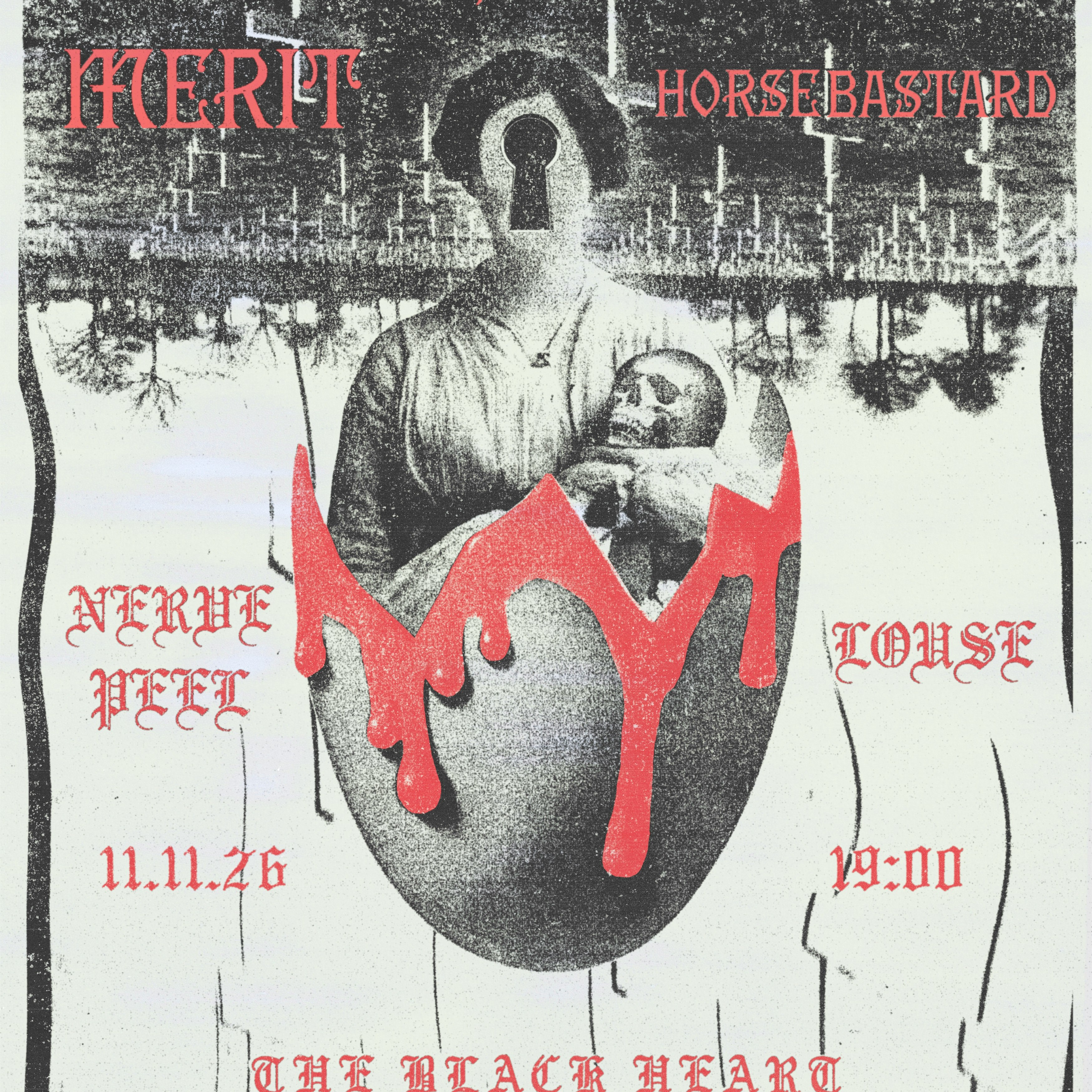 Merit / Horsebastard / Nerve Peel / Louse