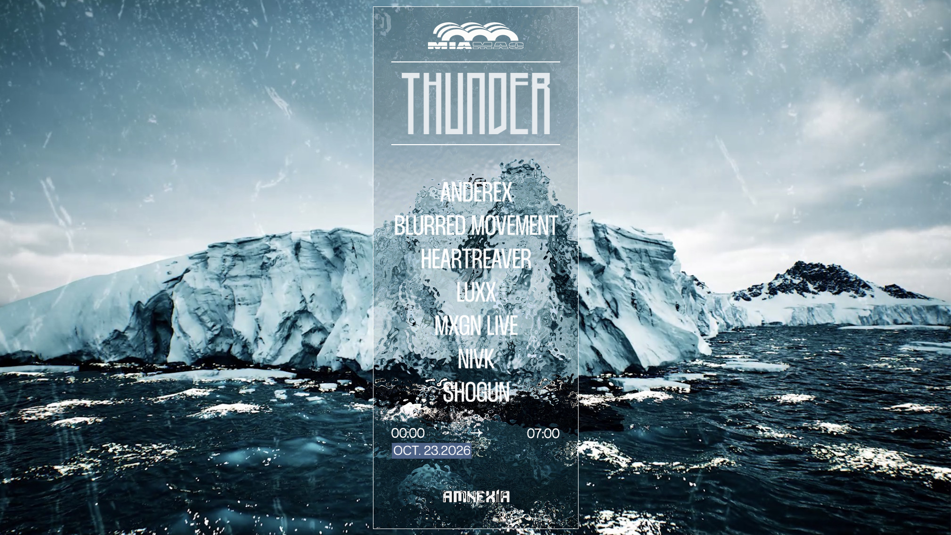 Thunder: Anderex, Nivk, MXGN (Live), Shogun, Heartreaver