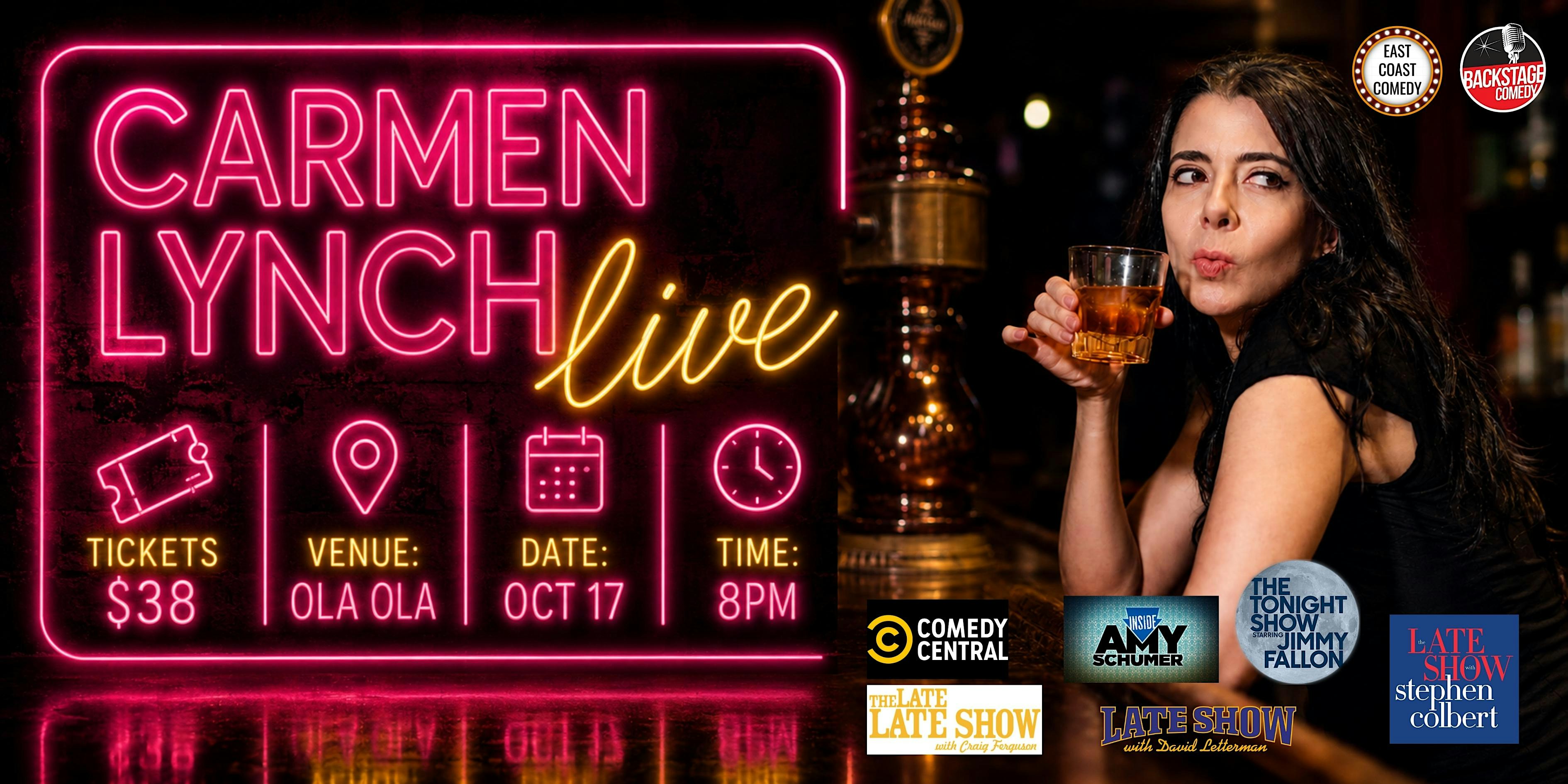 East Coast Comedy Presents : Carmen Lynch (US) - Live at Ola-Ola