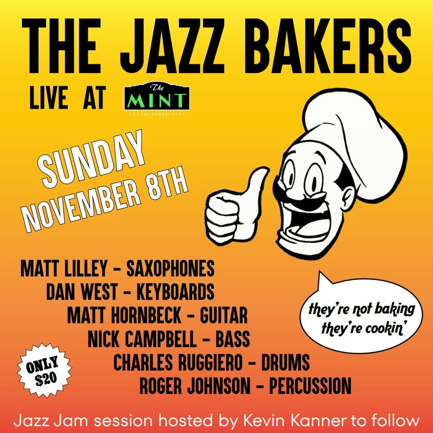 Jazz Sunday: The Jazz Bakers & Kevin Kanner Jazz