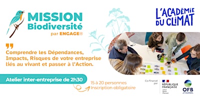 Atelier Mission Biodiversité – Ile de France - Académie du Climat - Paris