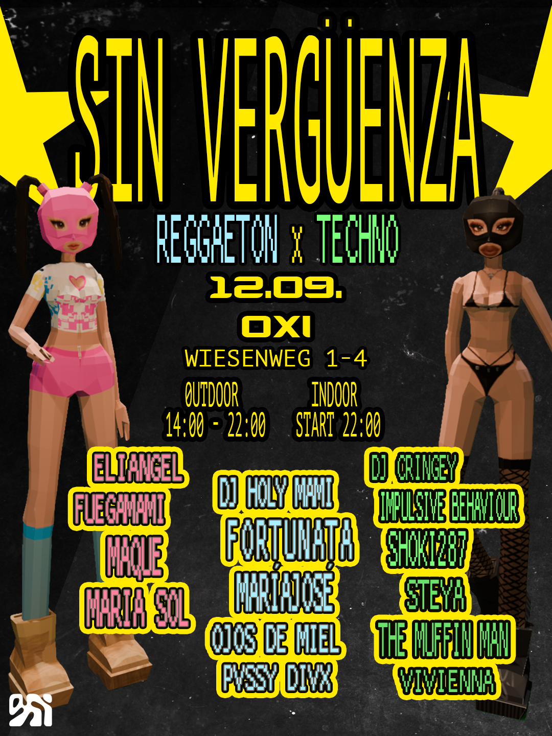 SIN VERGÜENZA [OPEN AIR + INDOOR]