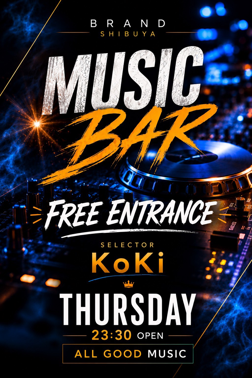 MUSIC BAR -FREE ENTRANCE-