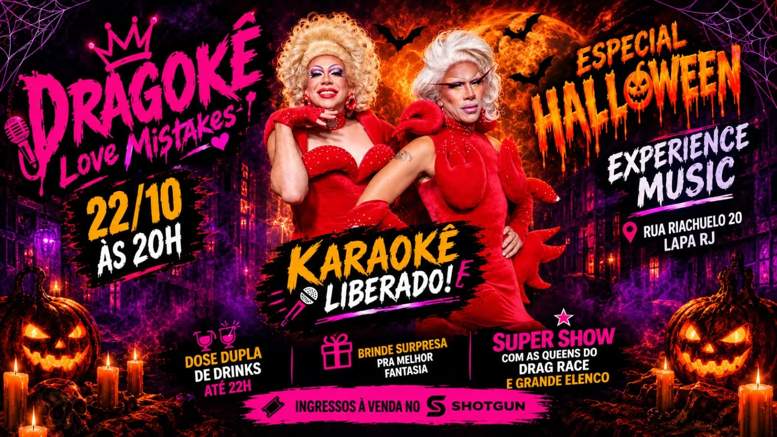 Dragokê Love Mistakes — Edição Especial De Halloween!