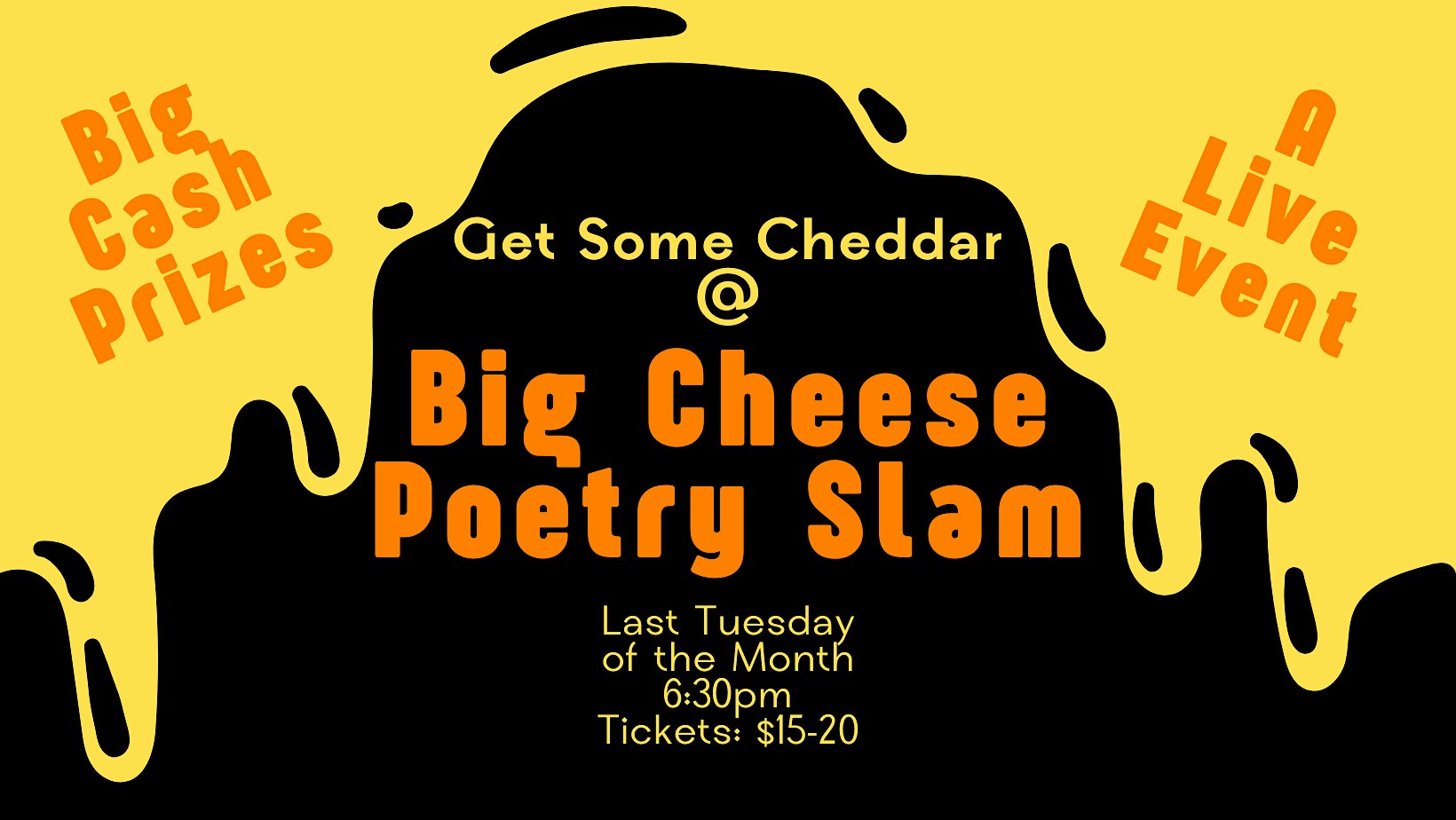 Big Cheese Poetry Slam September 2026