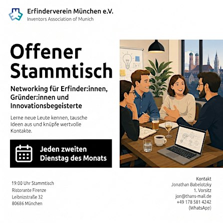 Erfinder Verein / Inventors Association (Monthly Meetup)