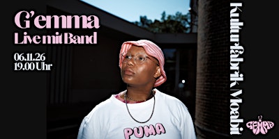 Feinster Indie-Soul von G'emma live mit Band am 06.11.26!