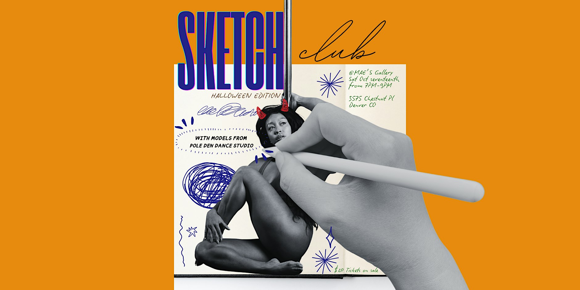 Sketch Club - Life Figure Drawing (Halloween Themed)