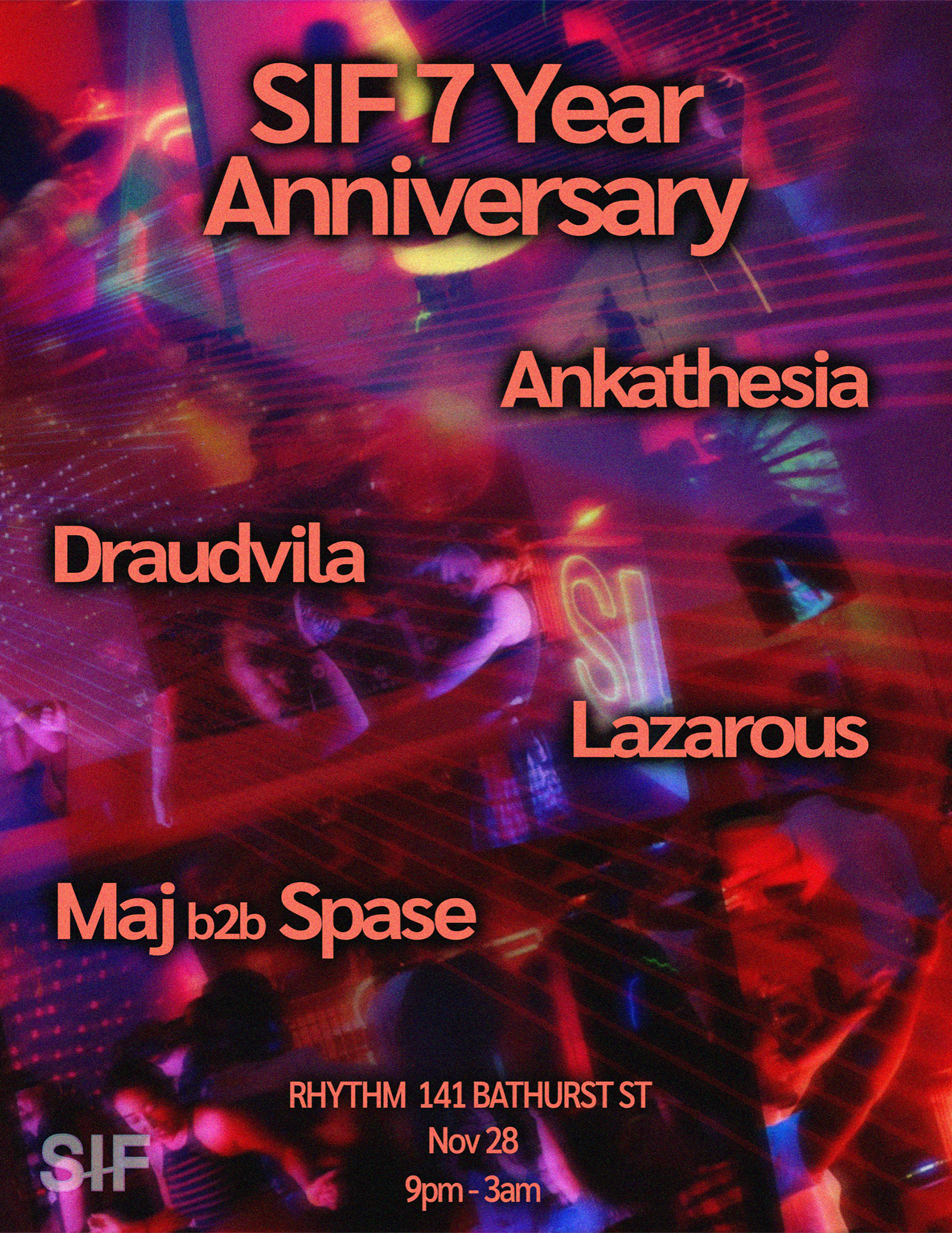 SIF Collective 7 Year Anniversary