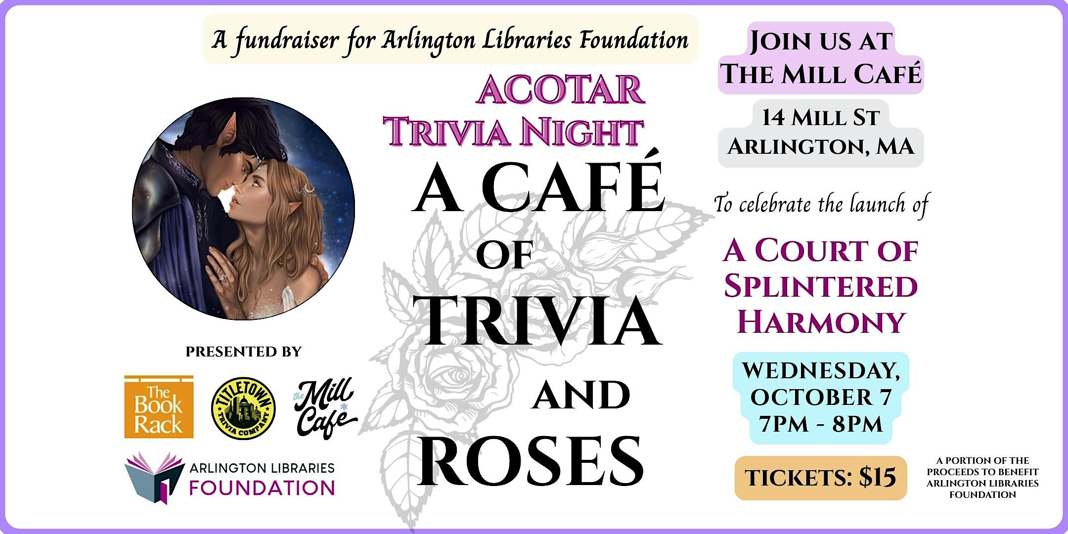 ACOTAR TRIVIA NIGHT: A fundraiser for Arlington Libraries Foundation