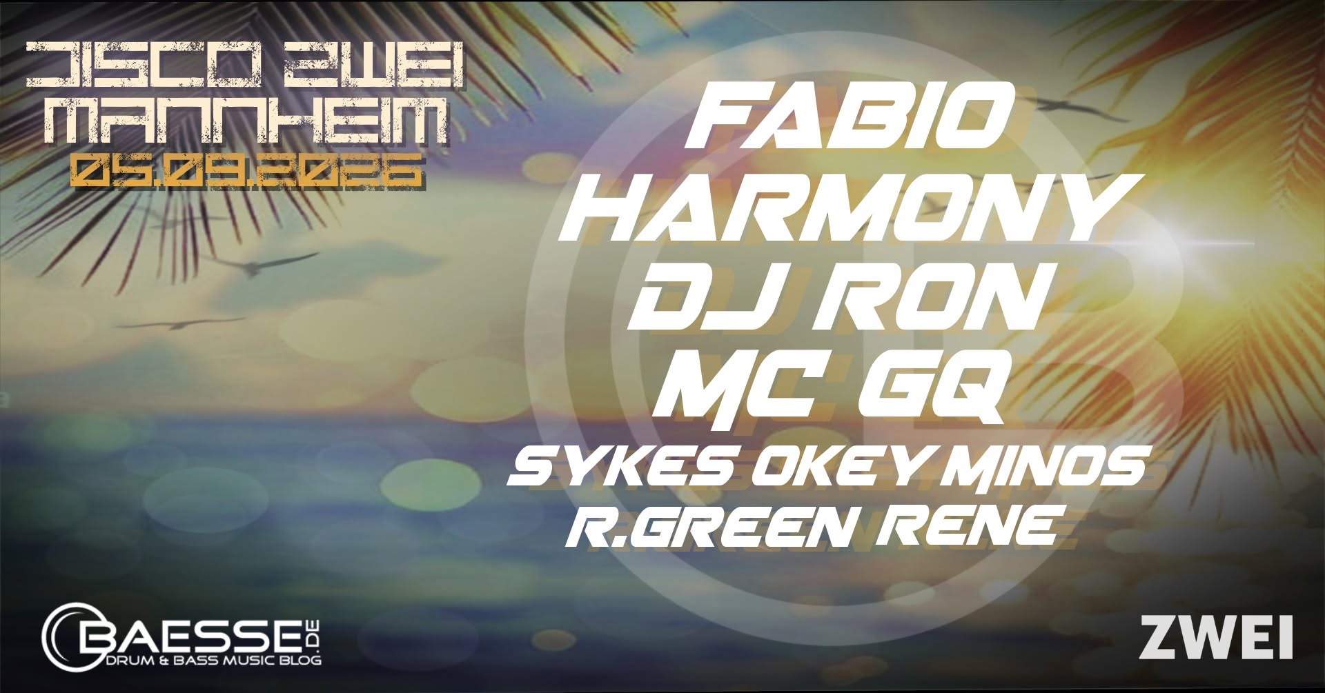 Basskantine präsentiert: Fabio, DJ Ron, Harmony & MC GQ 