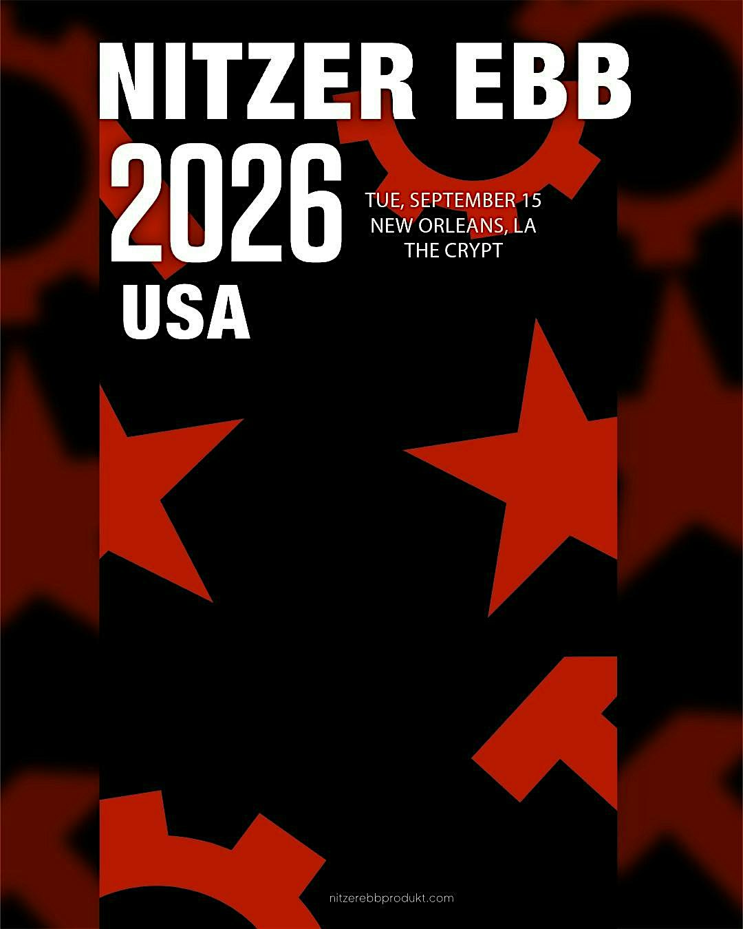 Nitzer Ebb | The Crypt New Orleans with SINE, Curse Mackey, Frontal Boundry