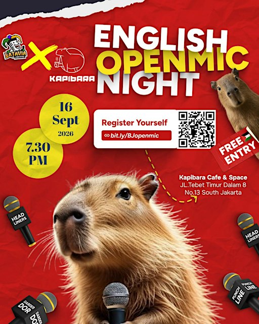 English Stand Up Comedy Open Mic