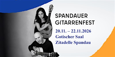 Spandauer Gitarrenfest 20. bis 22.11.2026