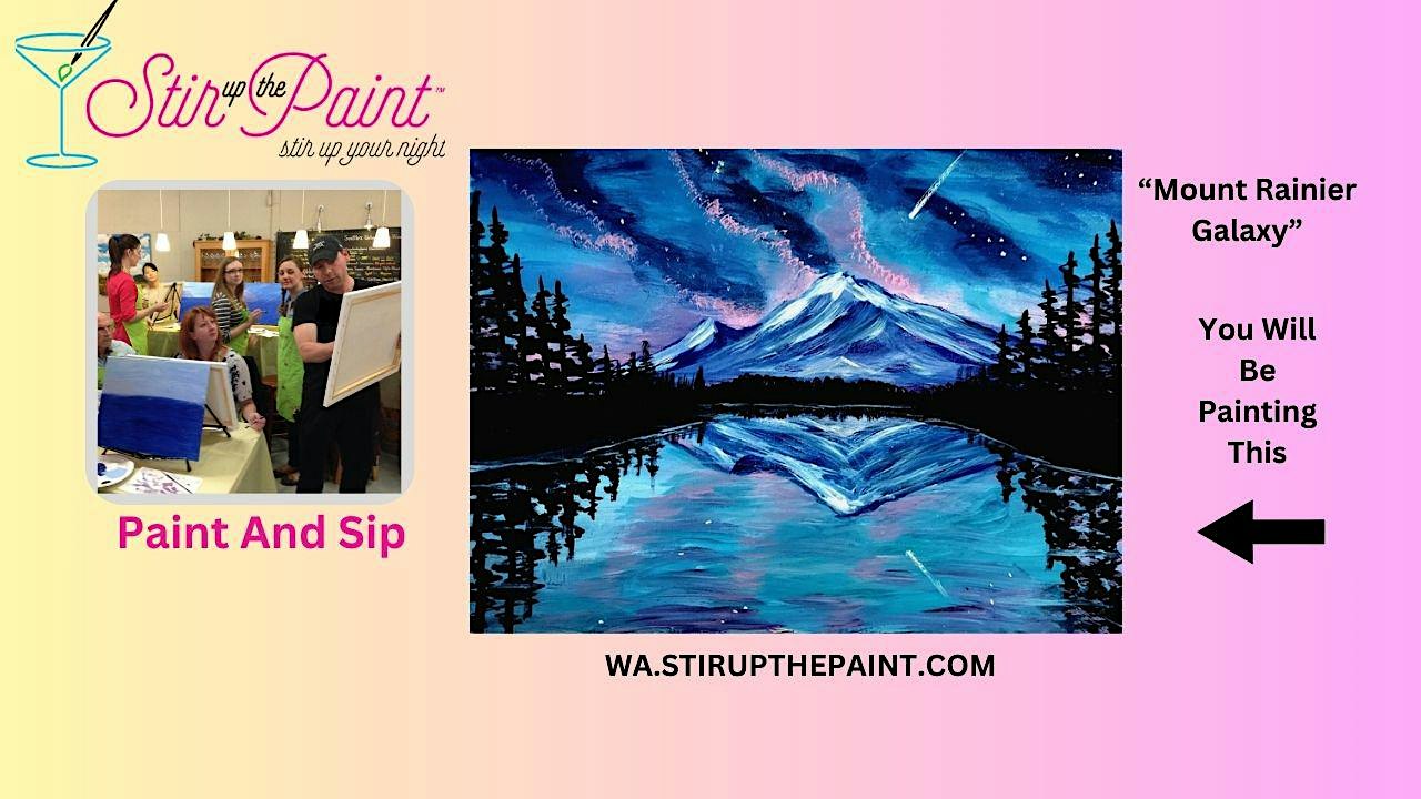 Seattle Paint and Sip, Paint Party, Paint Night  With Stir Up The Paint