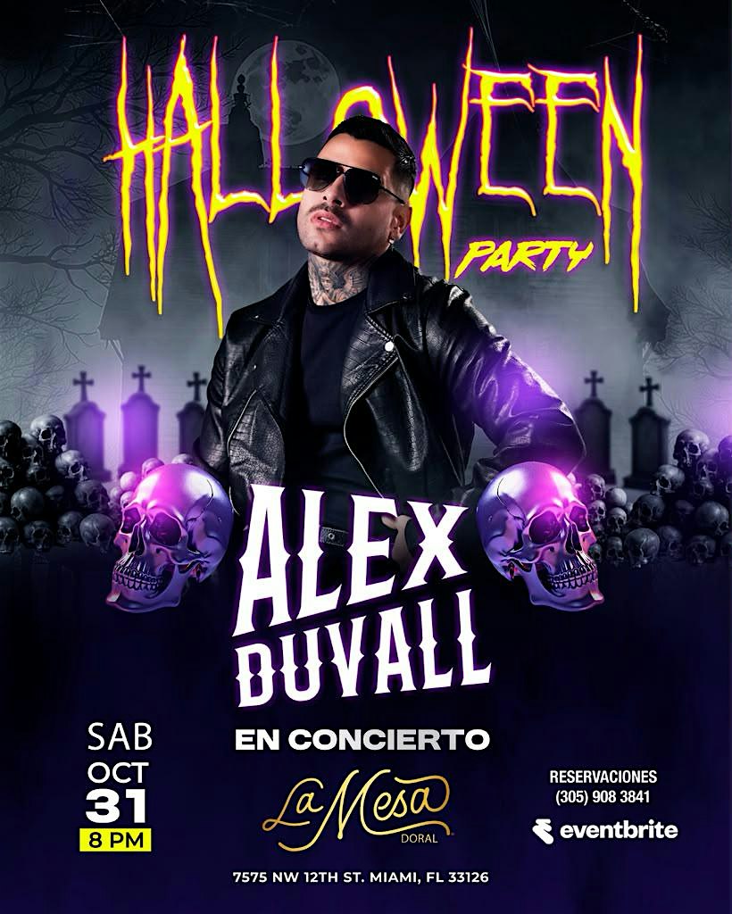 ALEX DUVALL " HALLOWEEN PARTY " FULL SHOW