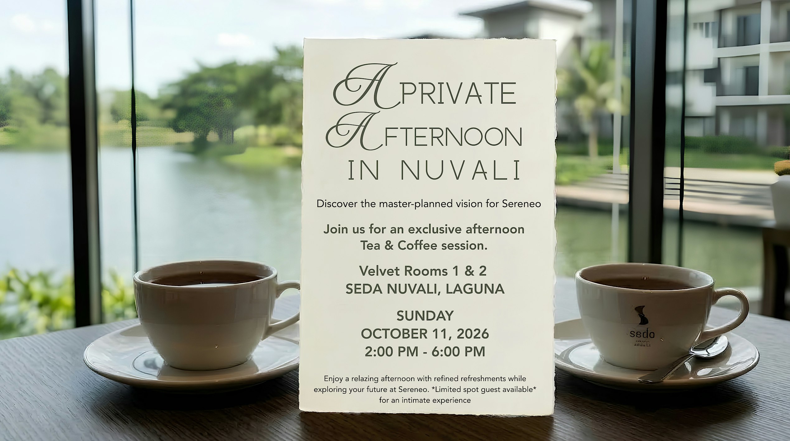 A Private Afternoon in Nuvali