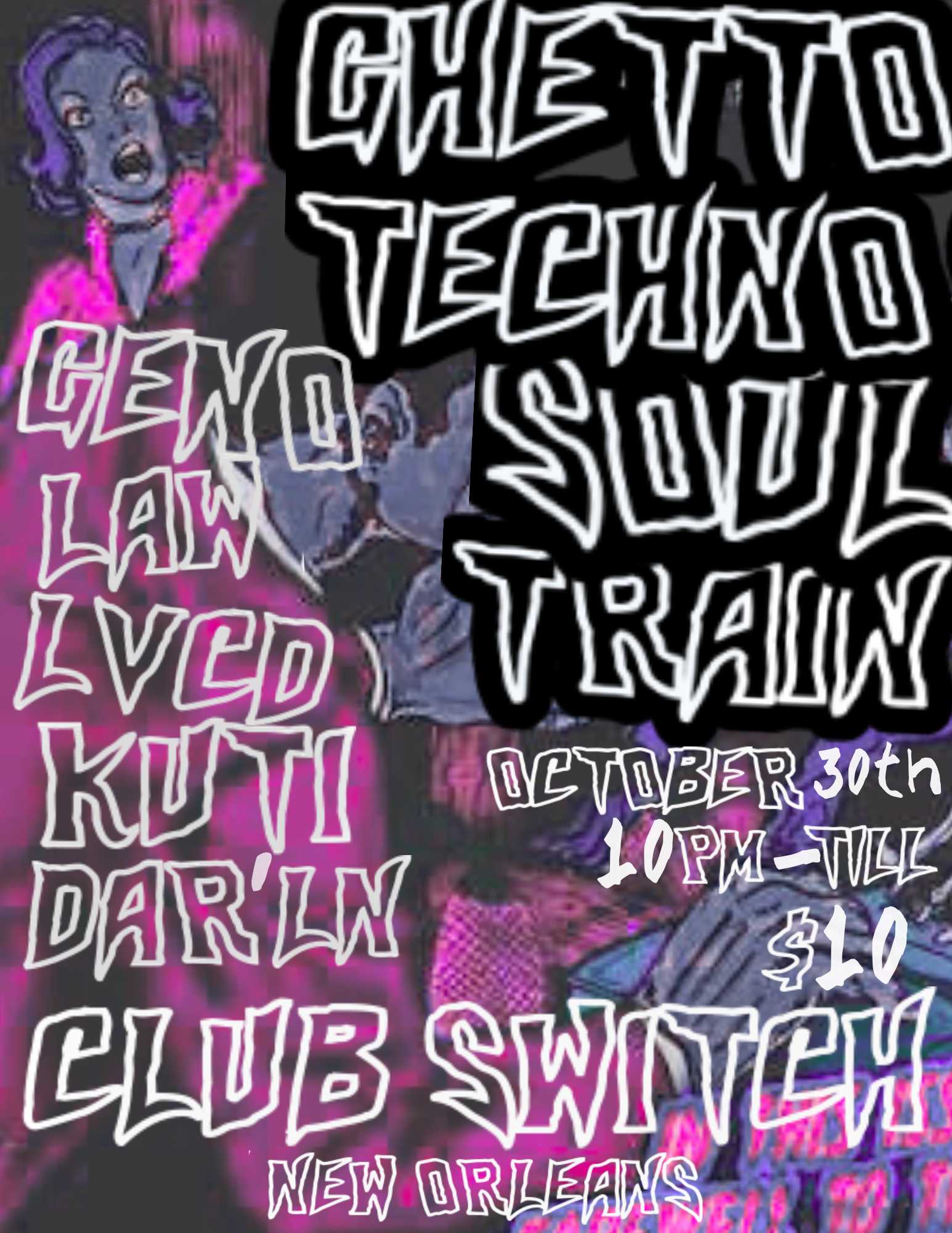 GHETTO TECHNO SOUL TRAIN (HALLOWEEN)