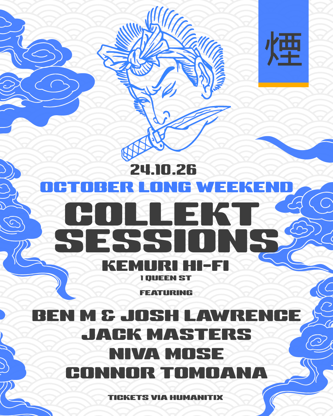 COLLEKT SESSIONS - OCTOBER LONG WEEKEND