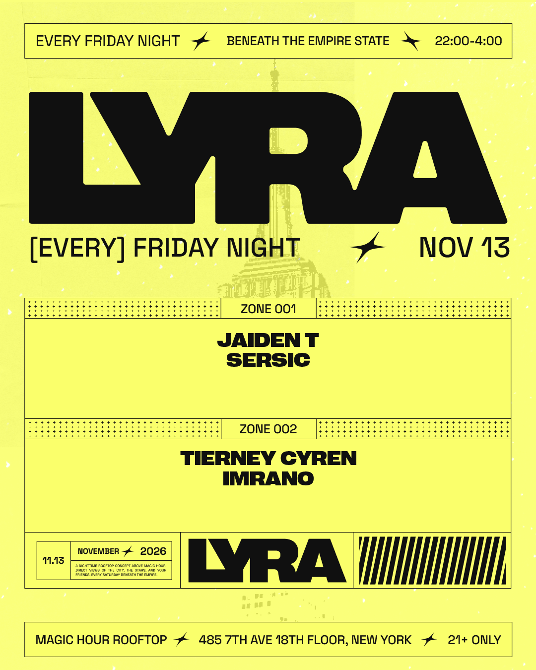 Lyra Rooftop Party 11.13.26 