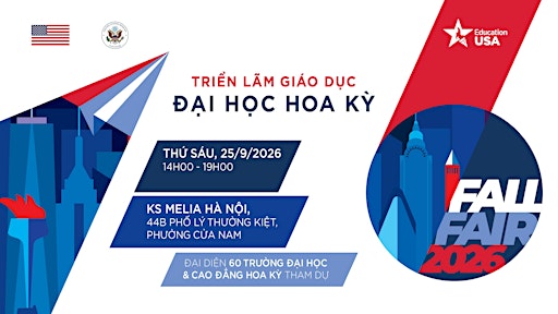Đăng ký dự Triển lãm Giáo dục Hoa Kỳ EducationUSA 2026